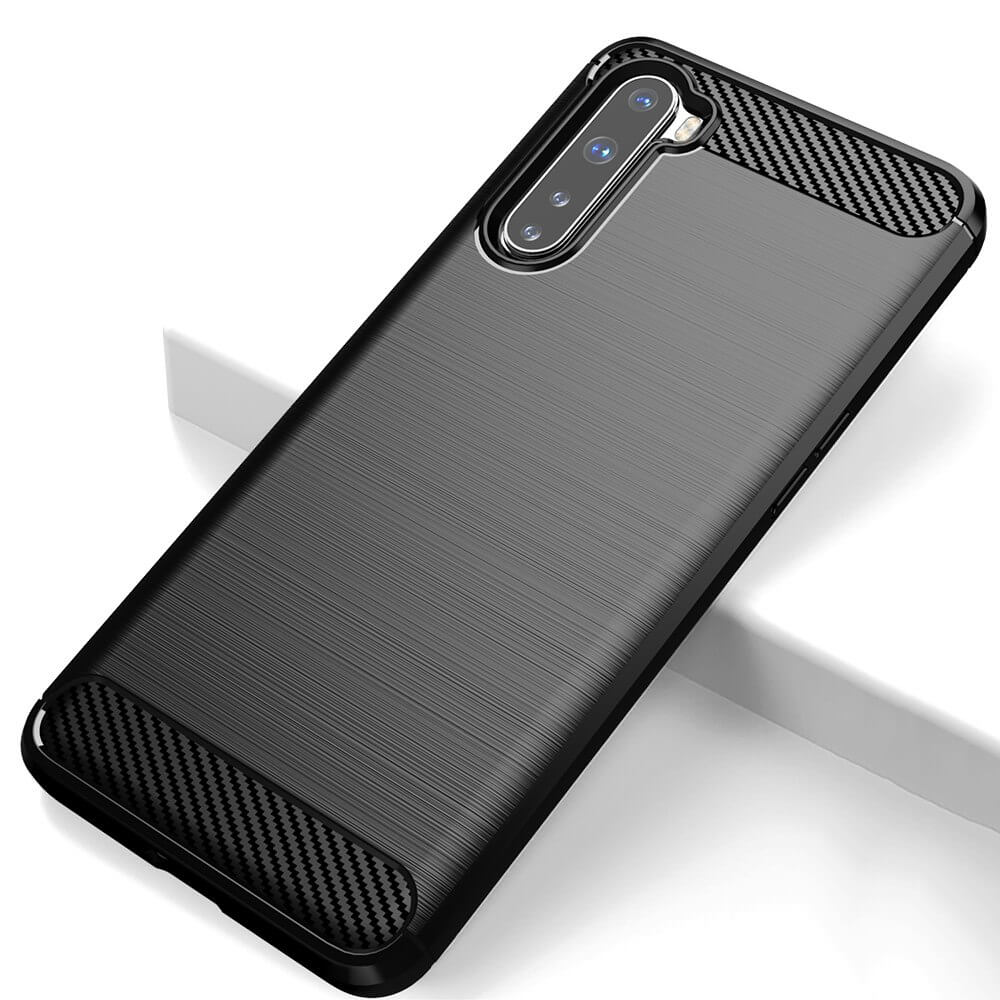 sdtek-carbon-fibre-case-for-oneplus-nord-full-glass-screen-protector