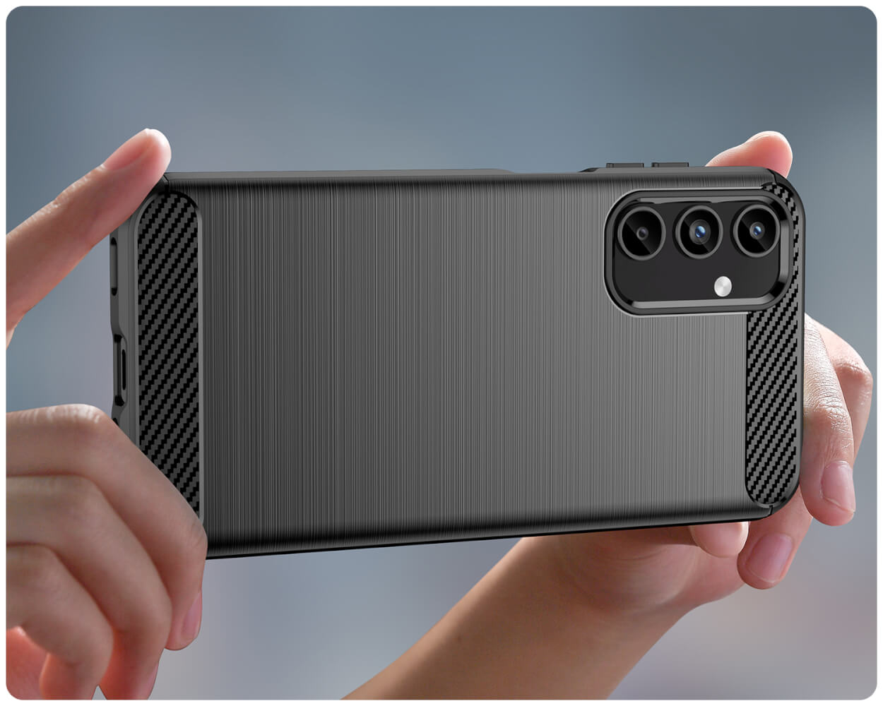 Carbon Case for Samsung Galaxy Phone Cover + Glass Screen Protector - Picture 13 of 135