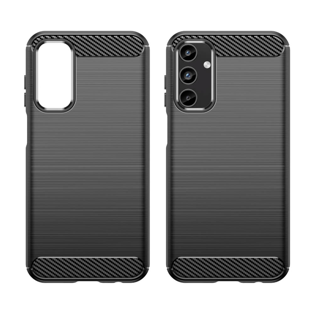 Carbon Case for Samsung Galaxy Phone Cover + Glass Screen Protector - Picture 11 of 135