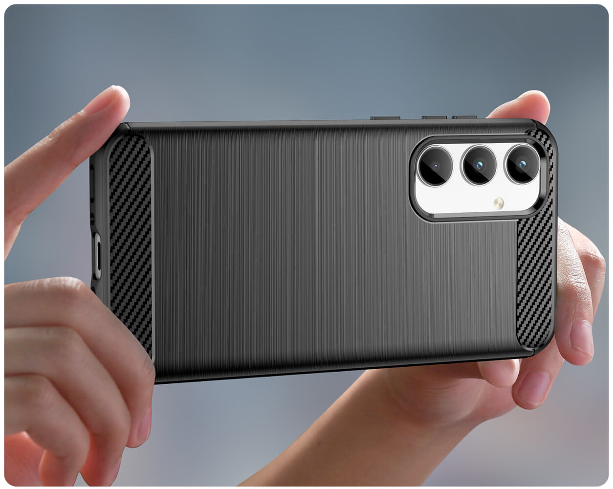 Carbon Case for Samsung Galaxy Phone Cover + Glass Screen Protector - Picture 29 of 135