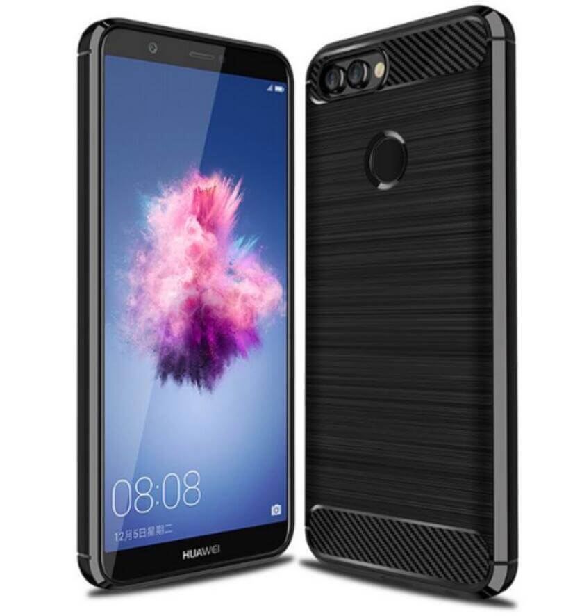 OneFlow Twist Case Custodia Con Tracolla Per Huawei P Smart (2017), Silicone Trasparente, Verde