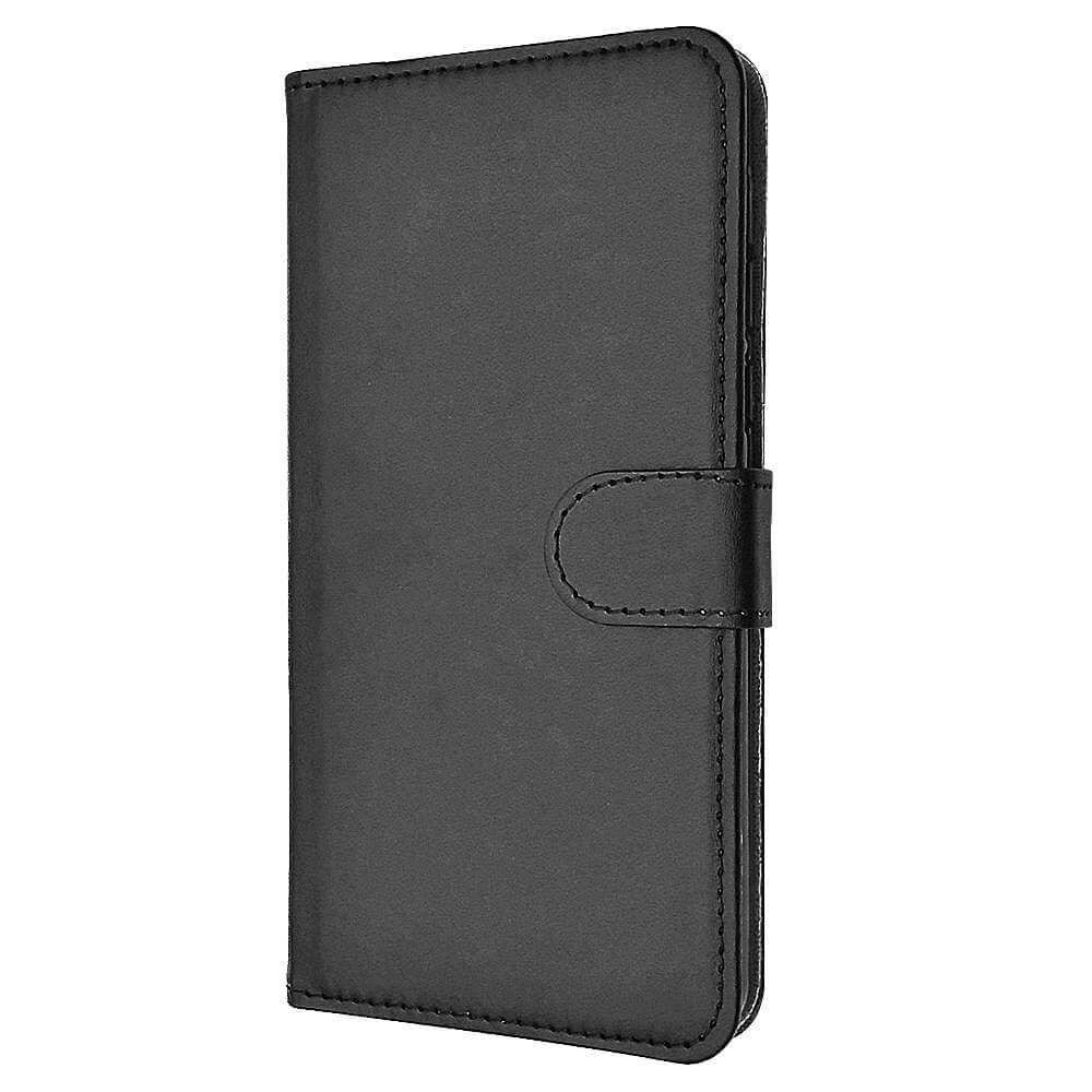 SDTEK Coque pour Nokia 6 Housse Portefeuille Etui Cuir Flip Noir