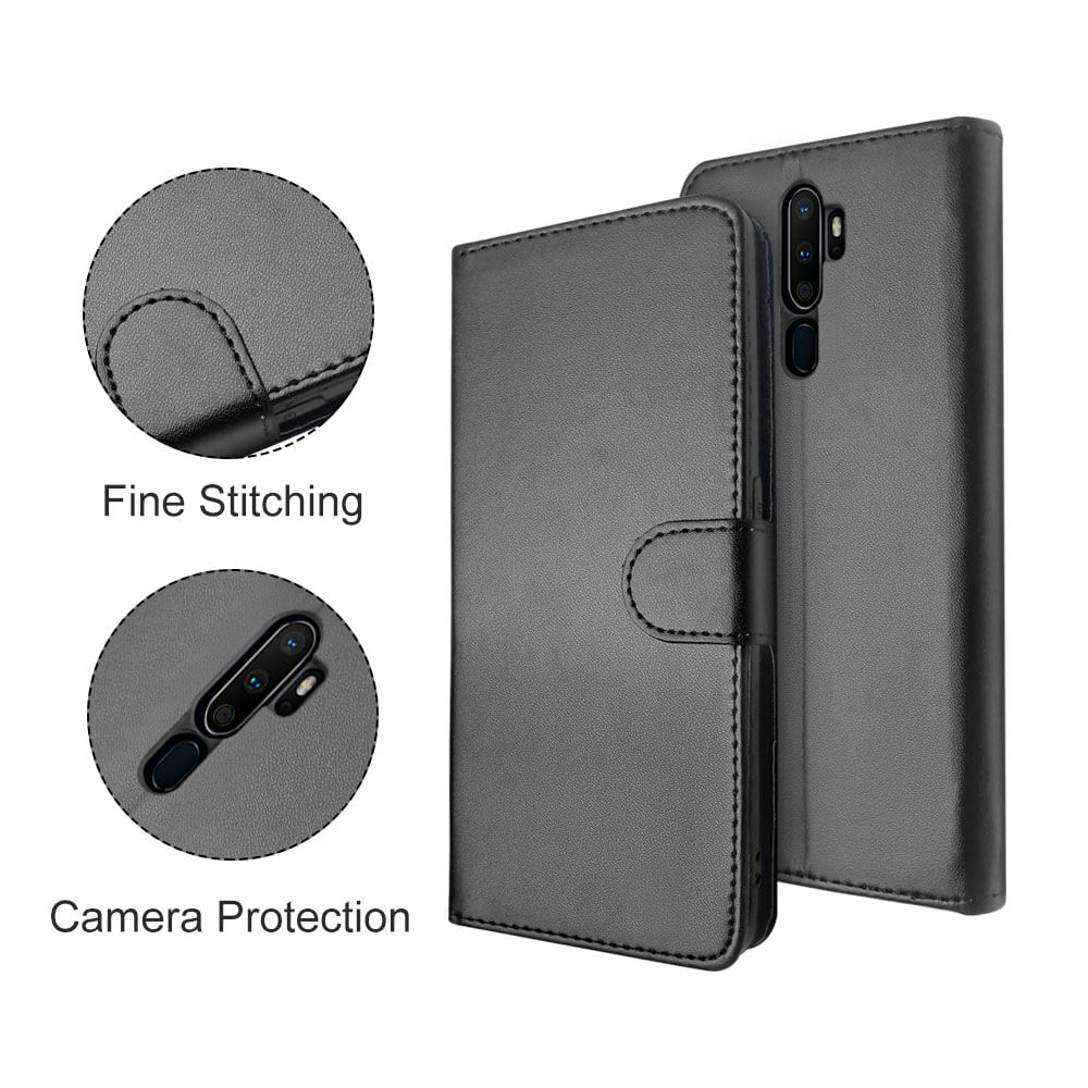 SDTEK Custodia Compatible con TCL 10 PRO, Pelle Case Libro