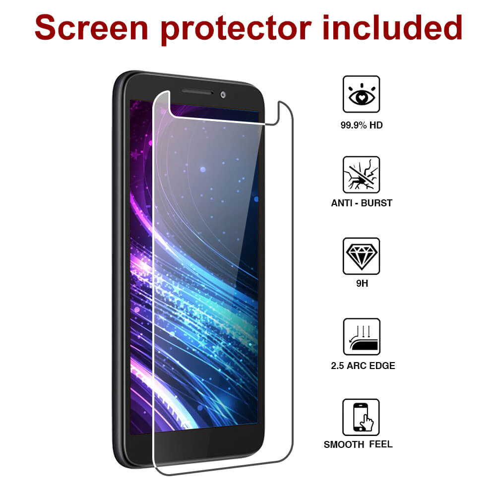 Custodia Peluche Per Alcatel 1B 2022 – Cover Con Coniglio Morbido E Orecchie 3D – Protettiva E Glamour Per Ragazze