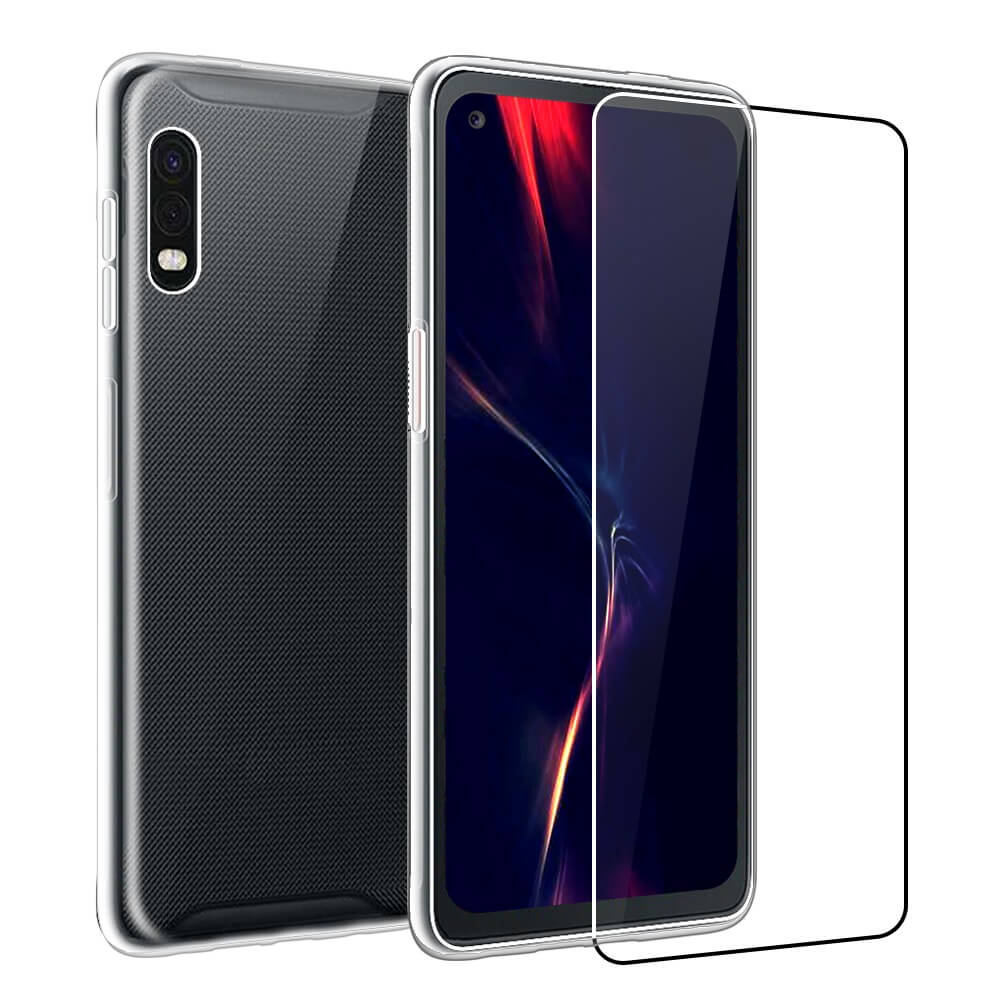 SDTEK Funda Para Motorola Moto G8+ Plus + Protector Pantalla Transparente Vidrio Gel