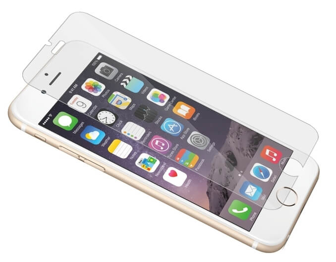 amahousse Vitre iPhone 7/ 8/ SE 2020/ SE2022 avec bords noirs de