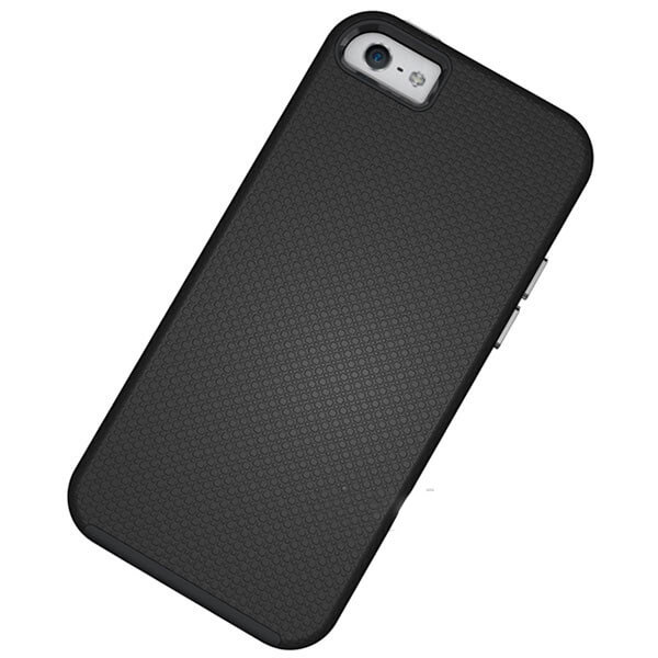 Coque Hybride Robuste Noire Pour IPhone SE (2016-2019) / IPhone 5/5s - Neuf SDTEK