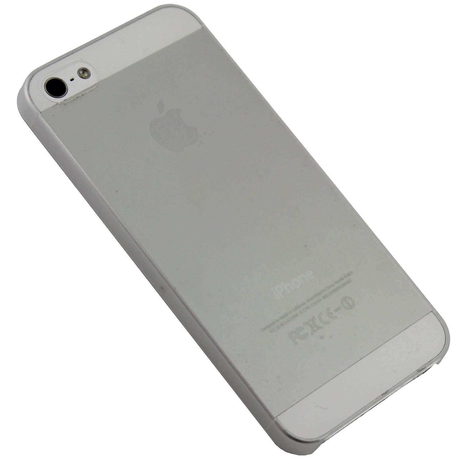 SDTEK Doorzichtige 0,3 mm harde matte matte bumper voor iPhone 5 5S
