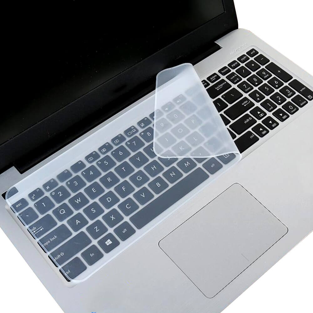 comunicación deshonesto crecer SDTEK Protector de teclado Piel Funda de silicona Película transparente  Universal para portátil de 12 pulgadas, Notebook, Netbook, Chromebook