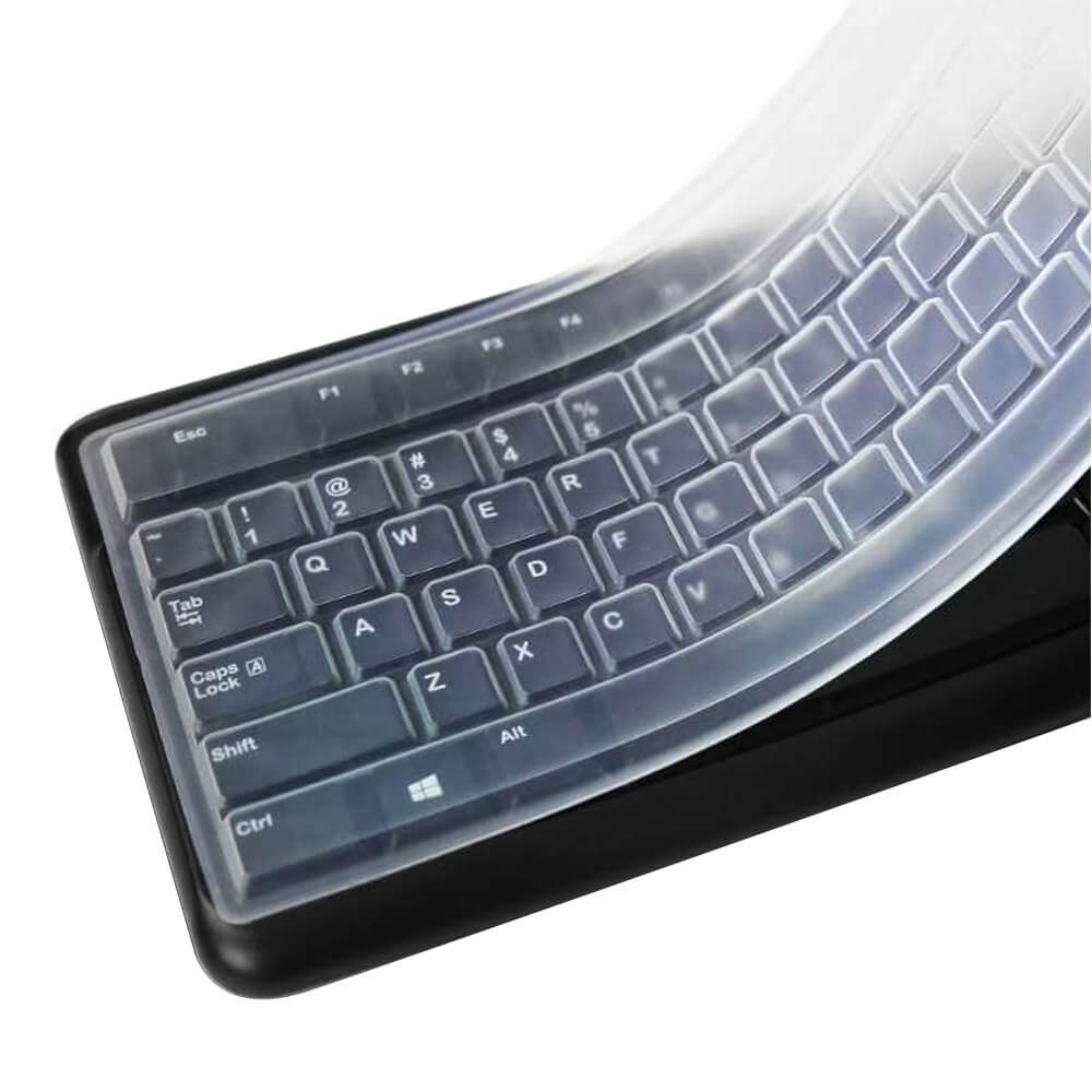 SDTEK Keyboard Protector Desktop Skin Silicone Cover Clear Film Universal