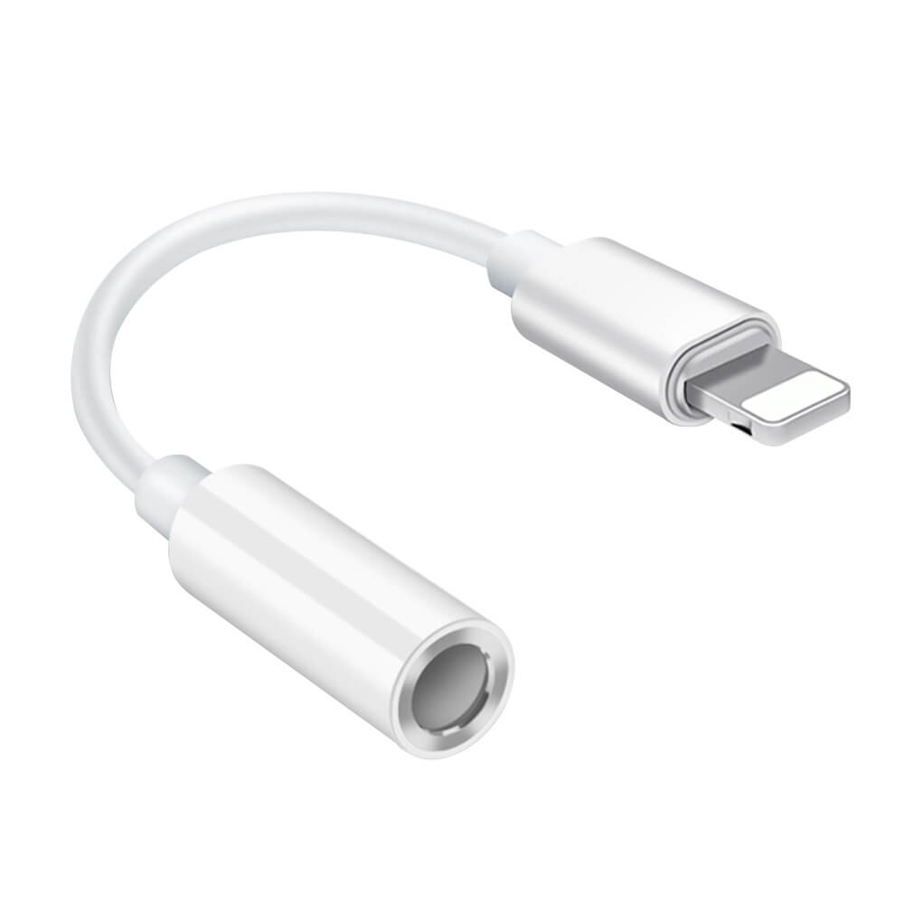 Lightning to Aux 3.5mm Audio Cable Adapter for Apple iPhone, iPad, iPod Touch