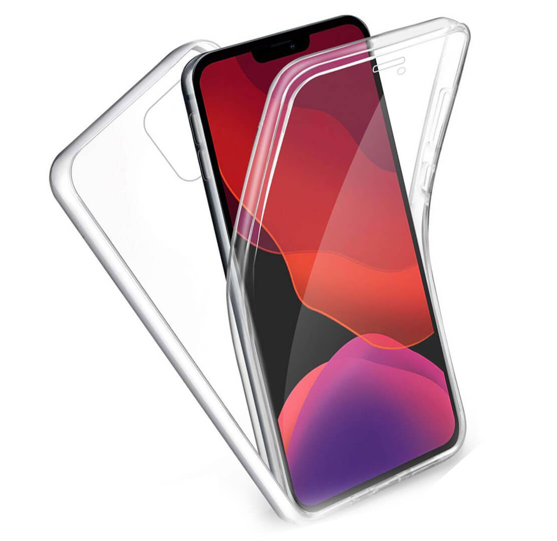 Case for iPhone Full 360 Gel Phone Cover Front + Hard Back - Picture 11 of 41