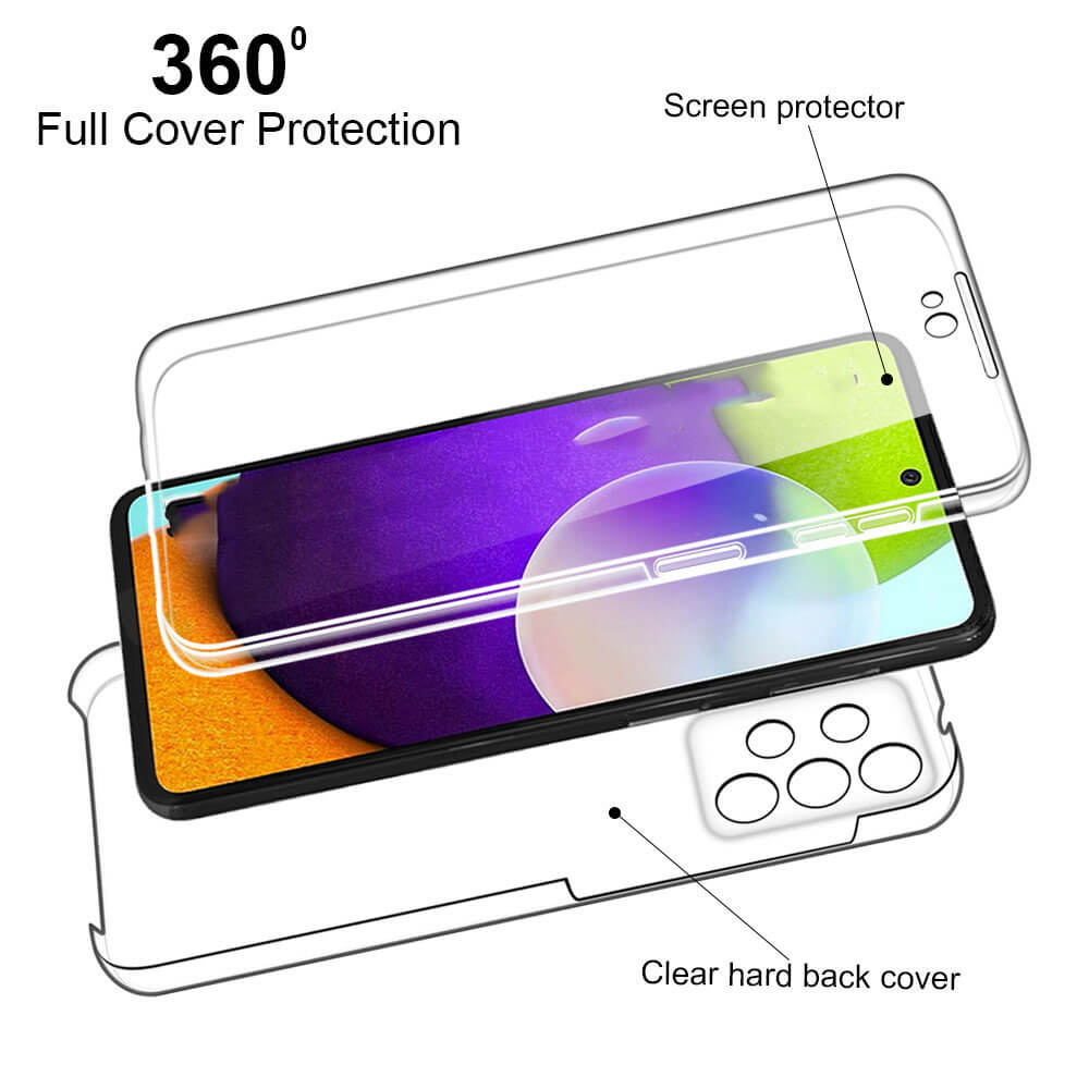 Sdtek Case For Samsung Galaxy A52 5g   A52s 5g Full 360 Gel Cover Front 