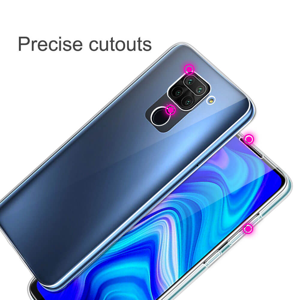 SDTEK Case for Xiaomi Redmi Note 9 Full 360 Gel Cover