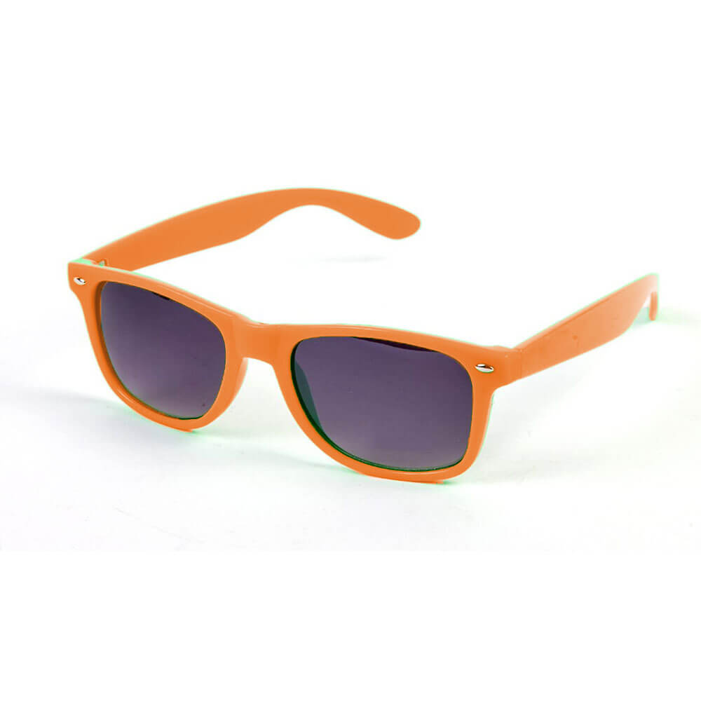 Sdtek Orange Retro Sunglasses Unisex Wayfarer Summer 6 Colours 