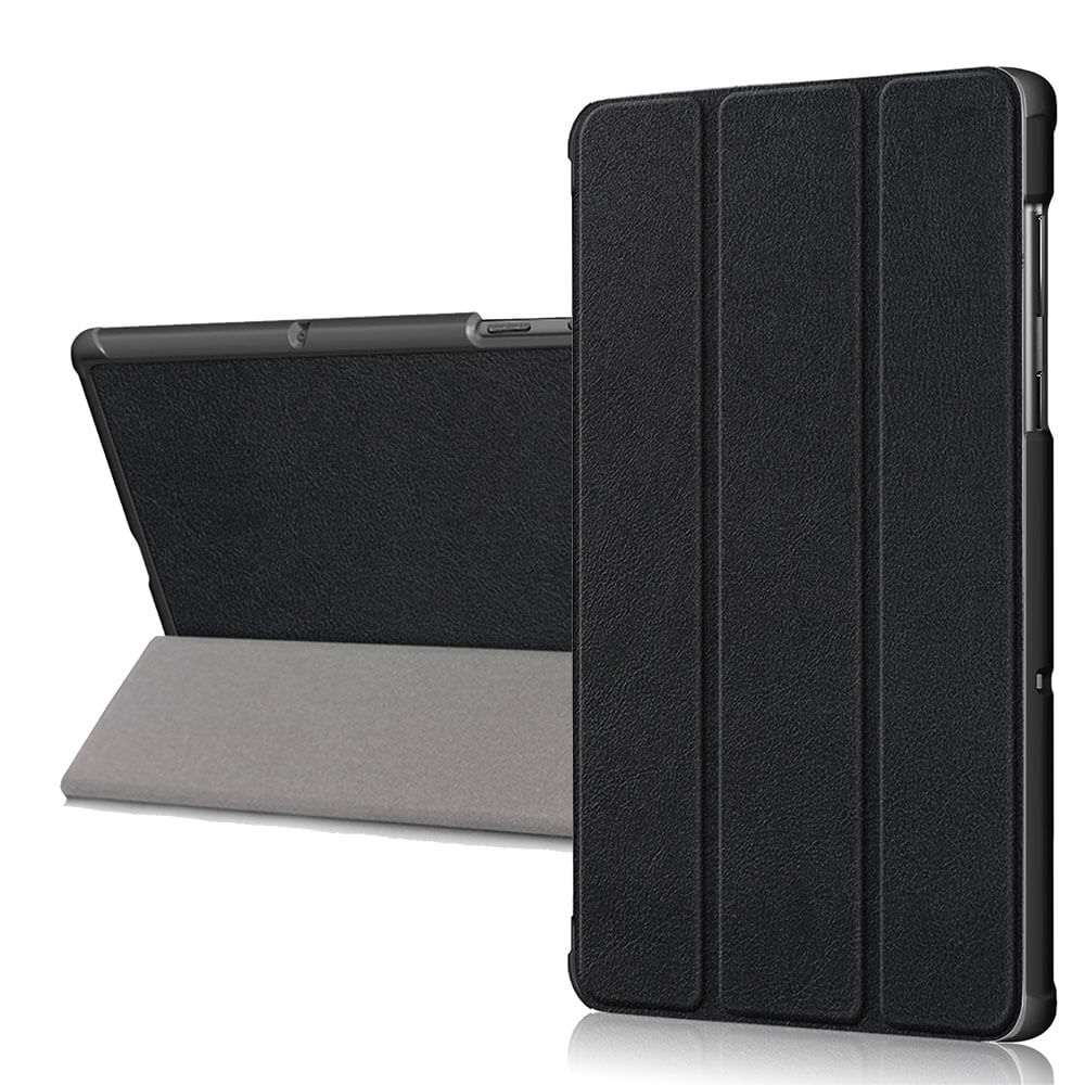SDTEK Coque Pour Lenovo Tab M10 Plus 10.3 Support Smart Cover Noir
