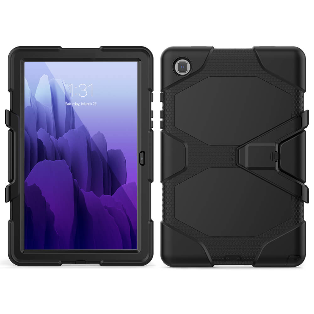 SDTEK Étui pour Samsung Galaxy Tab A7 (2020) 10.4 Support protecteur écran  Noir