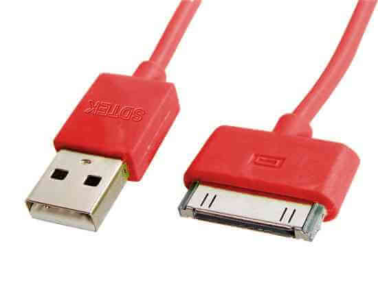 manipuleren jungle concept SDTEK Rood 1,5 m Lang Dik Sterk 30-pins USB Laadkabel Kabel voor  gegevenssynchronisatie voor iPhone 4 4S 3GS, iPad 1 2 3, iPod Touch 1 2 3 4,  iPod Nano
