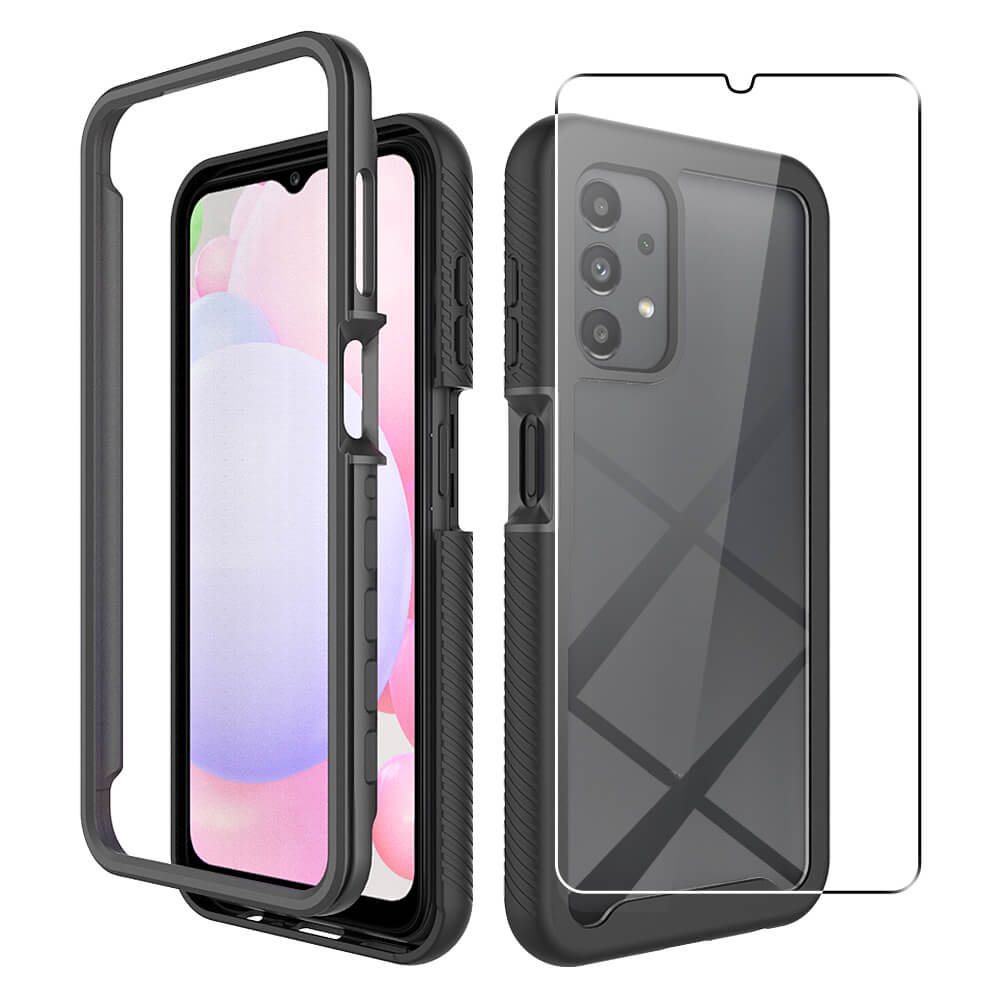 Case for Samsung Galaxy A13 / A04s Full 360 Cover Glass Screen Protector