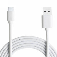 Cable de carga micro USB extra largo de 2 metros compatible con Samsung, Huawei y más