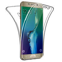 Schutzhülle für Samsung Galaxy S6 edge+ PLUS 360 Full Body Cover Soft Hülle