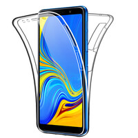 Case for Samsung Galaxy A7 (2018) Full Body 360 Phone Cover Silicone Front and Back