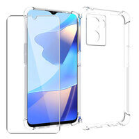 Case for Oppo A57 5G / A77 5G Gel Clear Cover + Screen Protector