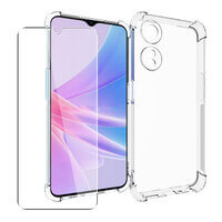 Case for Oppo A58 / A78 5G Gel Clear Cover + Screen Protector