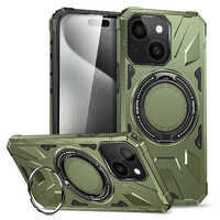 Case for iPhone 15 Ring Stand Holder Cover Green