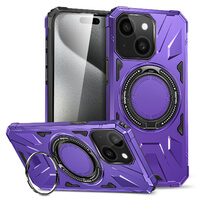Case for iPhone 15 Ring Stand Holder Cover Purple