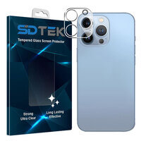 2x Kameralinsebeskytter for iPhone 13 Pro Max herdet glassfilm Ripebeskyttelse {FARGE}