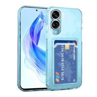 Case for Honor 90 Lite Shock Absorbing Gel Clear Cover Card Holder