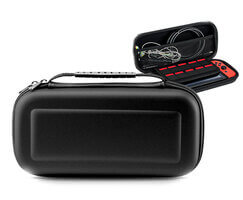 SDTEK-draagtas voor Nintendo Switch / Switch OLED - reizende beschermende sterke draagbare hoes Zwart