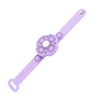 Bubble Pop Band with Fidget Spinner Bubble Toy Lilac