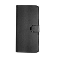 Leather Wallet Flip Cover Case for Samsung Galaxy A55 Black