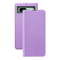 Case for Google Pixel 8a Full Protection Leather Flip with Card Slot Purple