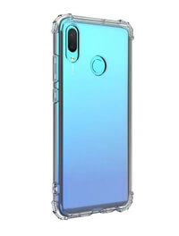 hülle für Huawei P Smart (2019) Schutz Gel Bumper Soft Silikon Klar
