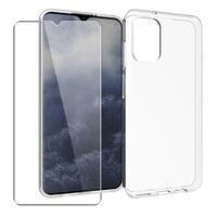 Case for Nokia G60 5G + Glass Screen Protector Clear Gel Phone Cover