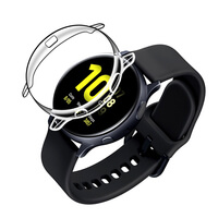 SDTEK-hoesje voor Samsung Galaxy Watch Active2 44 mm doorzichtige gel transparante zachte premium hoes [siliconen TPU]