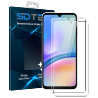 2x SDTEK-schermbeschermer voor Samsung Galaxy A05s Premium schermbeschermer van gehard glas