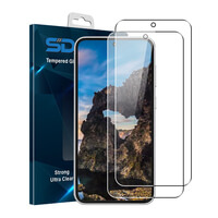 2x SDTEK-schermbeschermer voor Samsung Galaxy S23 FE gehard glas Premium schermbeschermer