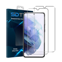 2x Glasfolie für Samsung Galaxy S23 Schutzglas Schutzfolie (Fingerabdruck-Entsperrung kompatibel)