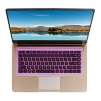Film protecteur de clavier en silicone universel pour ordinateur portable 15-17 pouces, ordinateur portable, netbook, chromebook (violet)