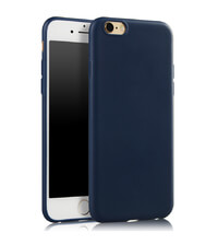 Slim Matte Case Für iPhone 6s / 6 Softcover (Marine)