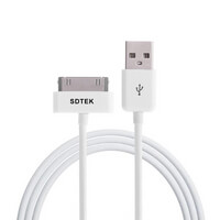 [Certifié Apple MFI] Câble de 30 broches vers câble USB Câble de synchronisation de données de chargeur de 1,5 mètre extra long pour iPhone 4, 4s, 3GS, iPad, iPad 2