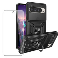 Case for Google Pixel 9 Pro Camera Lens Cover Stand