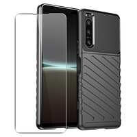 Case for Sony Xperia 5 IV Strong Stripes + Screen Protector Cover