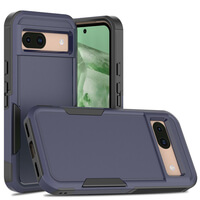 Case for Google Pixel 8a Heavy Duty Rugged Phone Cover Blue