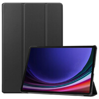 Coque Pour Samsung Galaxy Tab S9+ Plus Support Smart Cover Noir