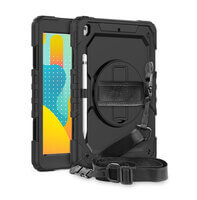 Case for Apple iPad 10.2 (2020/2021) 7/8/9th Gen Rugged Cover Stand Handle Screen Protector Black